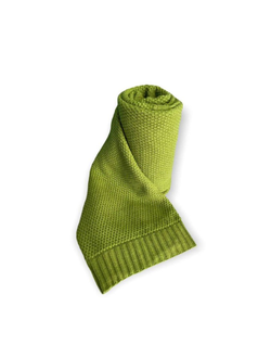 Плед вязаный "Шишки" 110*160 киви