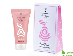 ЗУБНОЙ ГЕЛЬ MONTCAROTTE KIDS TOOTH GEL СО ВКУСОМ РОЗОВАЯ ГРУША