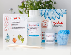 Crystal 7 эпоксидная смола двухкомпонентная (прозрачная), 150 грамм