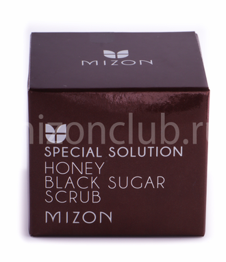 mizon honey black sugar scrub