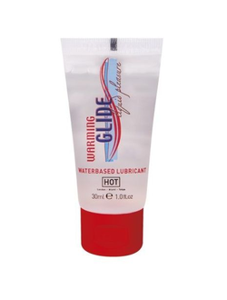 44042 Согревающая смазка на водной основе Warming glide HOT 30ml
