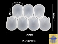 Форма силиконовая «ТЮЛЬПАНЫ 7 ШТ"