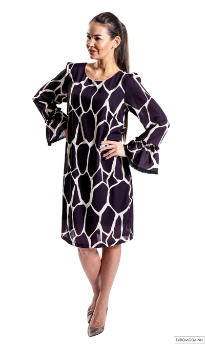 Платье с рисунком animale Linea Cinque 37/21248 (р. 46/ 48 RU)