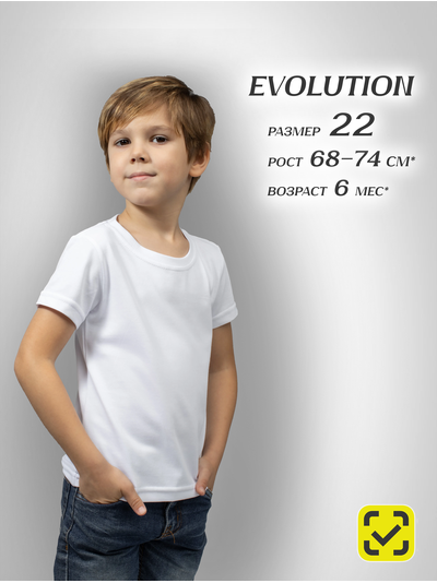 ДЕТСКАЯ EVOLUTION для сублимации размер 22