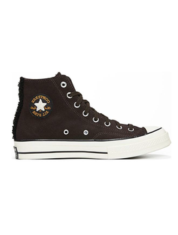 Кеды Converse Chuck Taylor All Star коричневые высокие кожаные