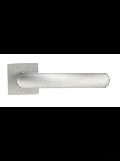 Дверная ручка на квадратном основании Fratelli Cattini "NEVADA" 8-CS матовый хром