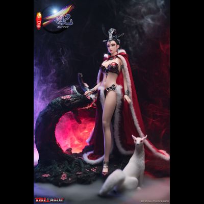 Лиса-оборотень Да Цзи (серебряная версия) - КОЛЛЕКЦИОННАЯ ФИГУРКА 1/6 Su Daji Silver (PL2023-206B) - TBLeague