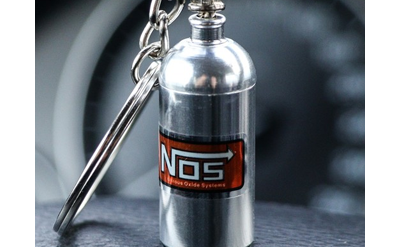 Брелок «Закись азота», металл ХРОМ