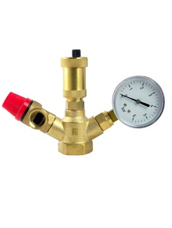 Группа безопасности "VIEIR" для систем отопления W - образная 1" AQ1123