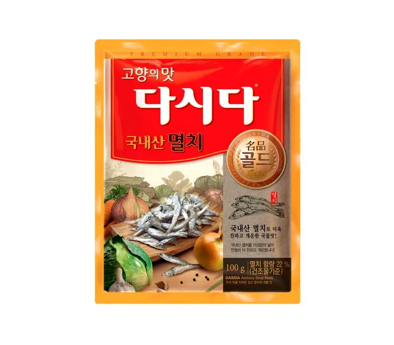 Сухой рыбный бульон Дашида анчоус 100 г (Корея)