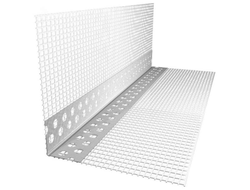 Профиль угловой ПВХ с армирующей сеткой 10 см х 10 см L=2,5 м