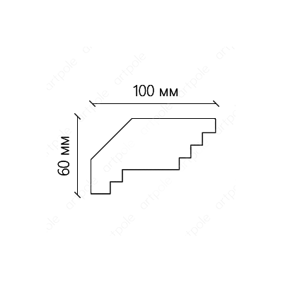 Карниз гладкий SKT38