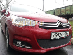 Защита радиатора Citroen C4 HB 2011-2016 black