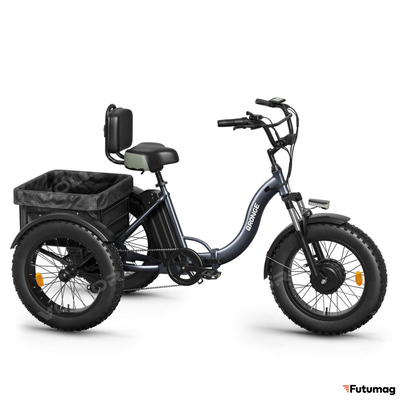 Электровелосипед QRONGE LAVA серый