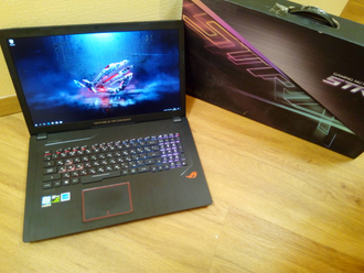 ASUS ROG STRIX GL753VE-GC047T ( 17.3 FHD IPS i7-7700HQ GTX1050Ti(4Gb) 16Гб 1Tб + 128SSD  )