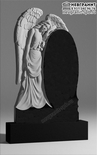 Памятник   на могилу с ангелом  220дг