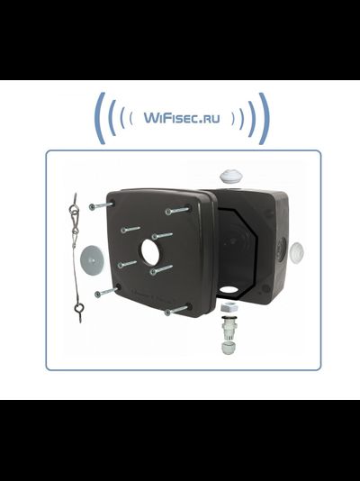 BlackEdition Коробка монтажная для систем видеонаблюдения ST-K01 PRO (ЧЕРНАЯ)