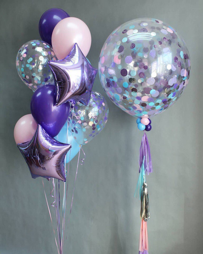 Огромные воздушные шары (гиганты) с конфетти