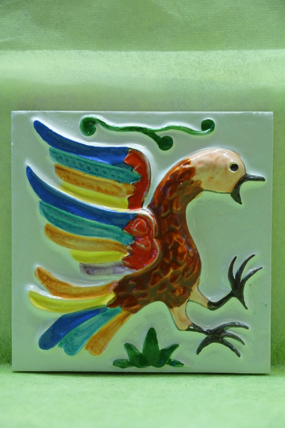 Сокол-Воин (изразцовая плитка)