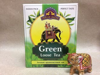 Чай зеленый крупнолистовой (Green) Indian Bazar, 200 гр