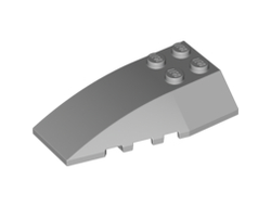 Wedge 6 x 4 Triple Curved, Light Bluish Gray (43712 / 4180479 / 6030574 / 6101104)