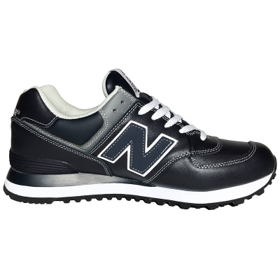 New Balance 574 Leather Stone Blue