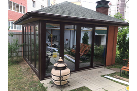 остекление беседки во Владимире, ул.Офицерская, д.113