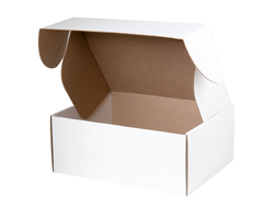 Белая самосборная коробка