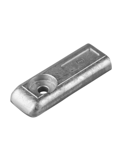 Цинковый анод Tecnoseal 00833 74x27x10мм пластинчатый для ПЛМ Mercury Verado 6