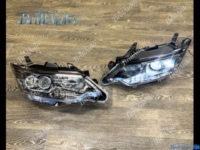 Фары Toyota Camry 55 Exclusive 2 линзы LED светодиодные