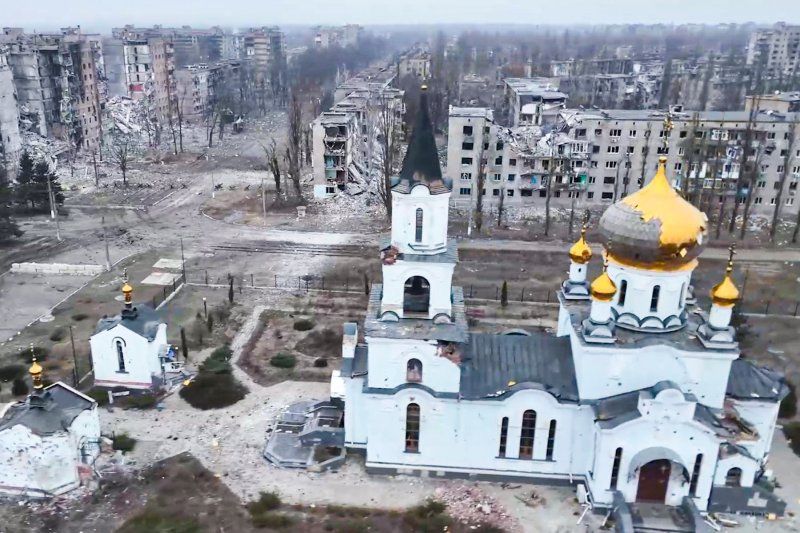 Храм святой Марии Магдалины в Авдеевке. Телеграм-канал Народной милиции ДНР, ТАСС