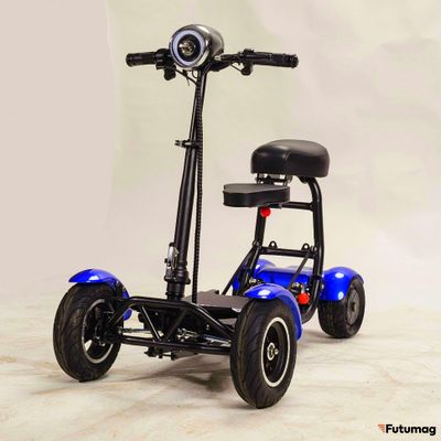 Трицикл GreenCamel Кольт 815 (36V 15,6Ah 2x400W) FAT Красный