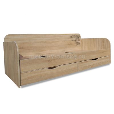 ФР058 Кровать Джон с ящиками. Размер: 2040х800х850. Спальная зона: 800х2000