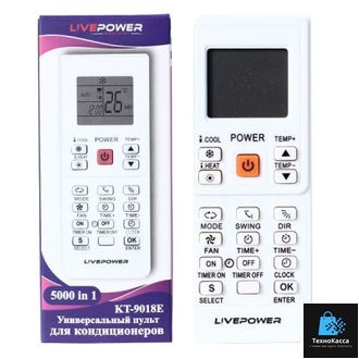 Универсальный пульт для кондиционеров Live-Power KT-9018E