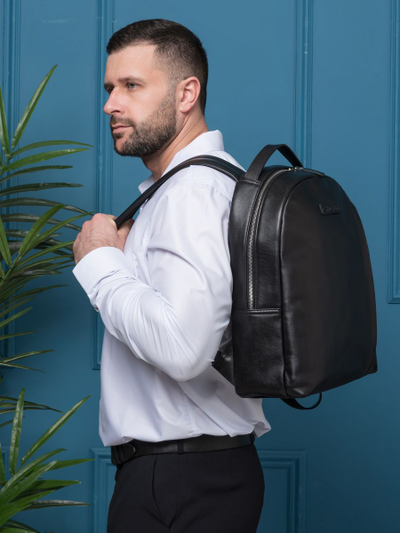 Кожаный рюкзак Ferramonti Premium black (арт. 3098-51)