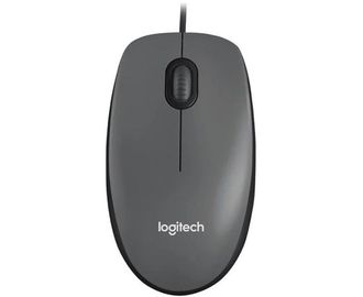 5099206021860 Мышь Logitech M90 (910-001793) проводная USB1.1, оптическая, Grey