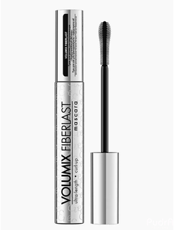 EVELINE тушь для ресниц ультраудлиняющая Volumix Fiberlast 9 мл серебряная