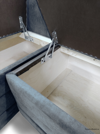 Кухонный Угловой диван "ФОРУМ-5МН" Стандартный велюр Серый, левый