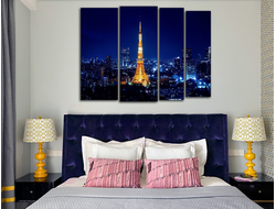 Модульная картина "Символ Токио"