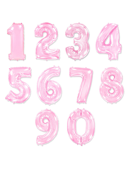 шар цифра  розовая102 см. флекс металл 102 см.cifra-folgirovannaya-rozovaya-metallizirovannaya-102-s