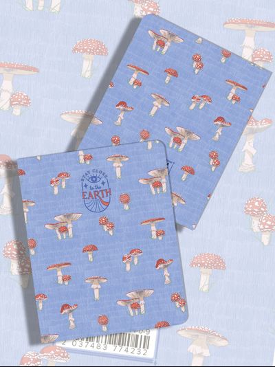 Тетради с Грибами 5 дизайнов - 24 листа