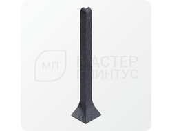 Угол внешний для алюминиевого плинтуса 60 мм. NEEXY AKBD60-SA Муар антрацит
