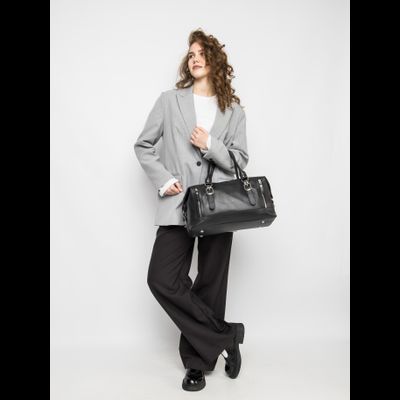 Кожаная дорожная сумка Ravenna Premium black (арт. 4047-51)