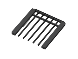 Вешалка для брюк с доводчиком, серия 460, L=450, Дер. тёмн., Чёрн., RU   WD0401.VP045.BK0PC.RU   ARISTO