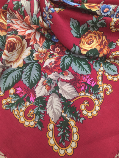 Павловопосадский платок Цыганка Аза 362-6