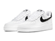 Nike Air Force 1 07 Low Black White сбоку