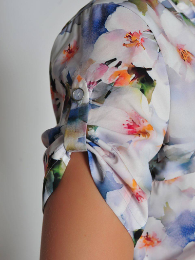 Платье: 473-0523 цветы