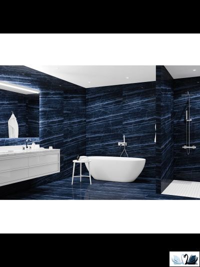 Керамогранит Staro Palacio Hazel Cobalto 60х120 см глянцевый high gloss