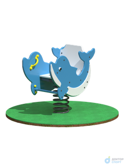 Качалка на пружине «Дельфин»