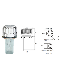 Фильтр заливной (воздушный) FSB25-10-L6-LT